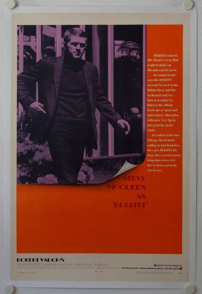 Bullitt original release US Onesheet movie poster